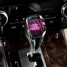 CRYSTAL CAR GEAR SHIFT KNOB WITH LED