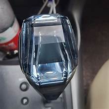 CRYSTAL CAR GEAR SHIFT KNOB WITH LED